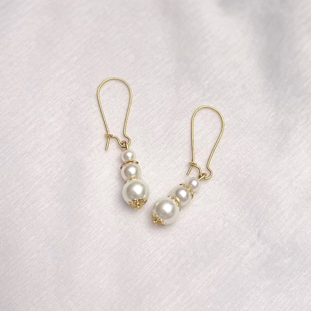 Handmade Pearl earrings